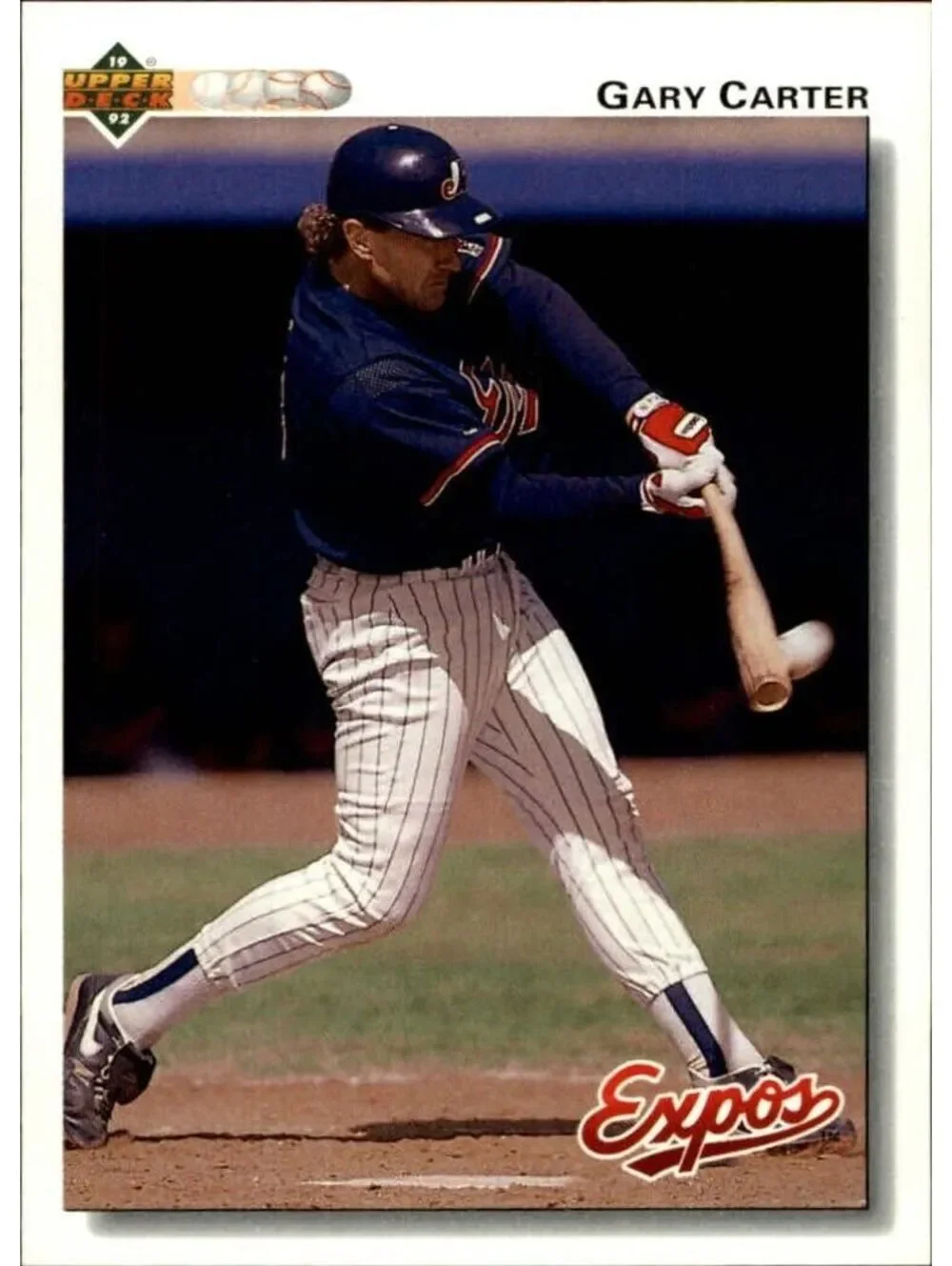 Gary Carter 1992 Upper Deck MLB #767 Baseball Card Montreal Expos